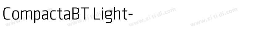 CompactaBT Light字体转换